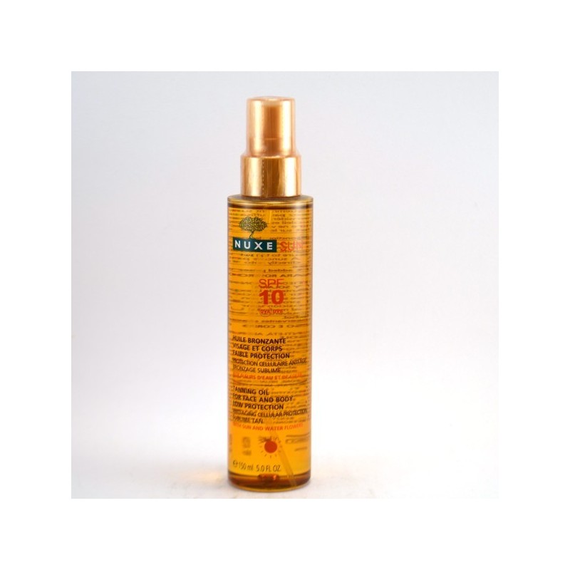 Huile Bronzante - Faible Protection SPF10 - Nuxe Sun - 150ml