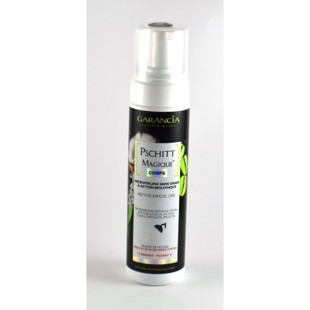 Pschitt Magique Corps, Mousse Nettoyante Micropeeling - Garancia - 200 ml