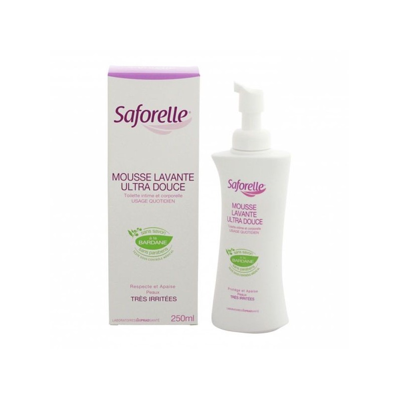Mousse Lavante Ultra Douce Saforelle, 250 ml