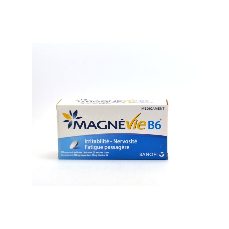 Magnévie B6 Magnésium & Vitamine B6, 60 Comprimés Pelliculés