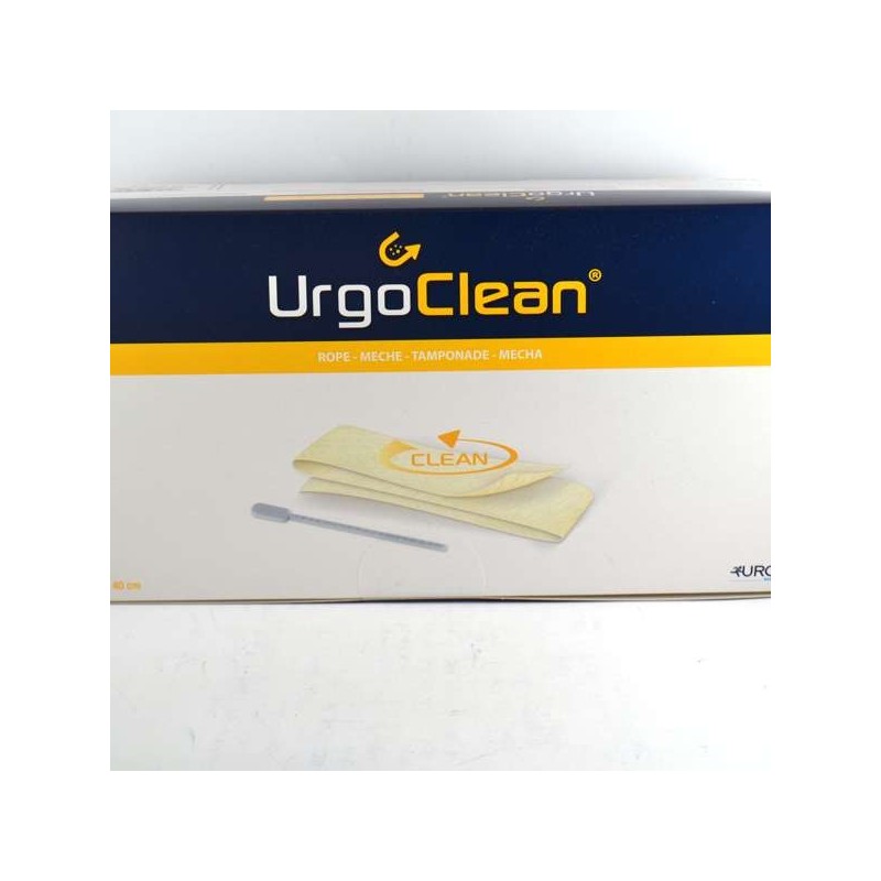 UrgoClean Mèche - Hydro-Détersive Absorbante - Avec Sonde Stérile - 5 cm X 40 cm - Urgo