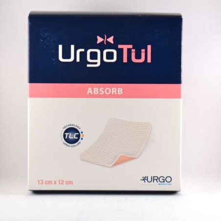 UrgoTul Absorb - Pansement Hydrocellulaire lipido-colloide - Non Adhésif 13x12 cm - URGO -16 Pansements