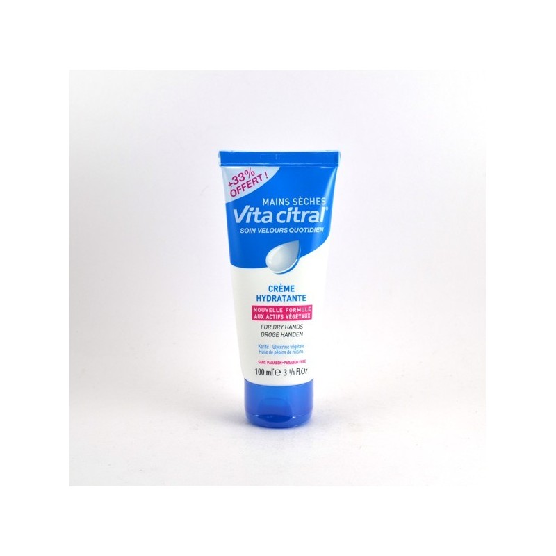 Crème Hydratante Mains Sèches - Vita Citral - Tube 100ml