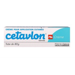 Crème Antiseptique Cetavlon à la Cétrimide, Tube de 80g