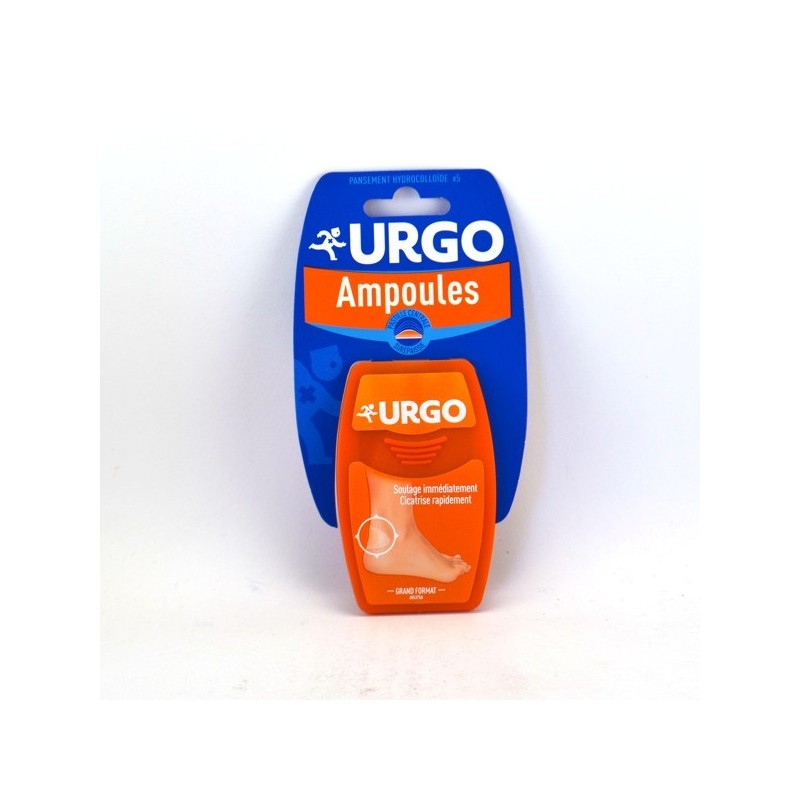 Heel blister dressing - Urgo - 5 large dressings