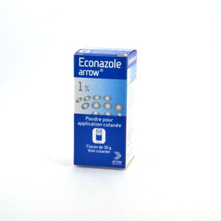  ECONAZOLE ARROW 1%, Talcum Powder for local application, Mycosis, 30g bottle Arrow