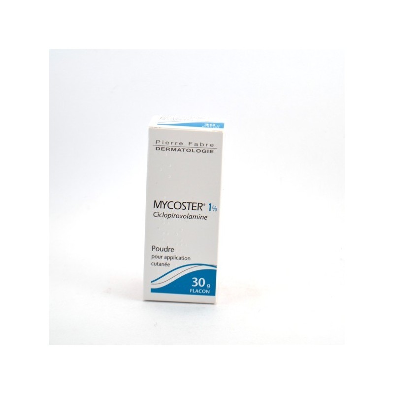 Mycoster – Ciclopirox Olamine 1% Powder – for Dermal Application (30g Vial) Pierre Fabre Medicament