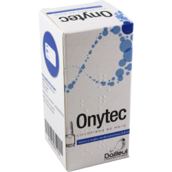 Onytec 80 mg Vernis à Ongles, Mycoses des Ongles - Flacon de 6.6 ml + Pinceau Applicateur