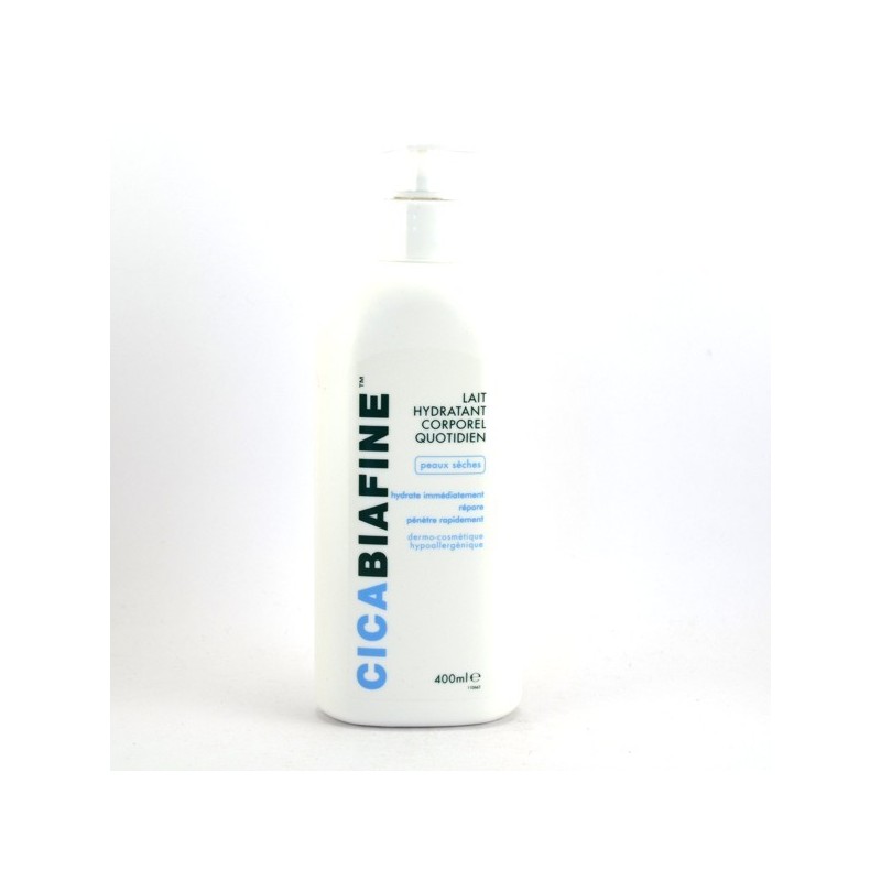 Baume Hydratant Corporel Quotidien Cicabiafine Peaux Très Sèches - Flacon Pompe 400ml