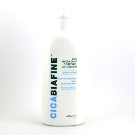 Baume Hydratant Corporel Quotidien Cicabiafine Peaux Très Sèches - Flacon Pompe 400ml