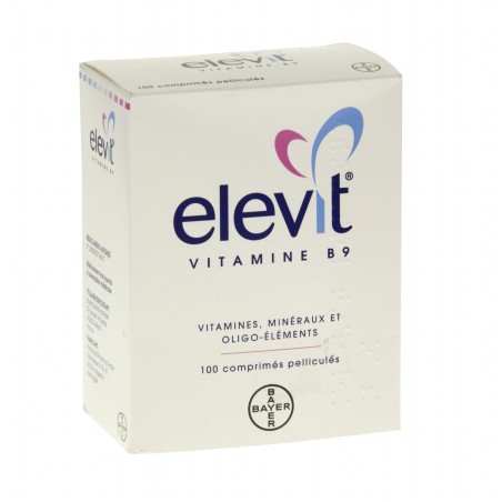 Elévit Vitamine B9, 100 Comprimés Pelliculés