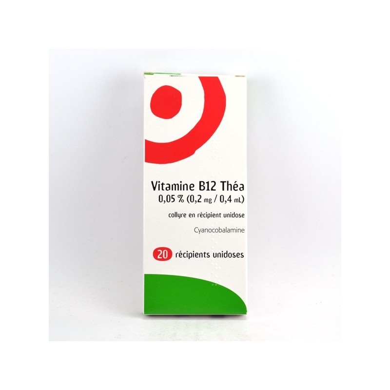 Vitamine B12 Théa 0.05%, 20 Récipients Unidoses