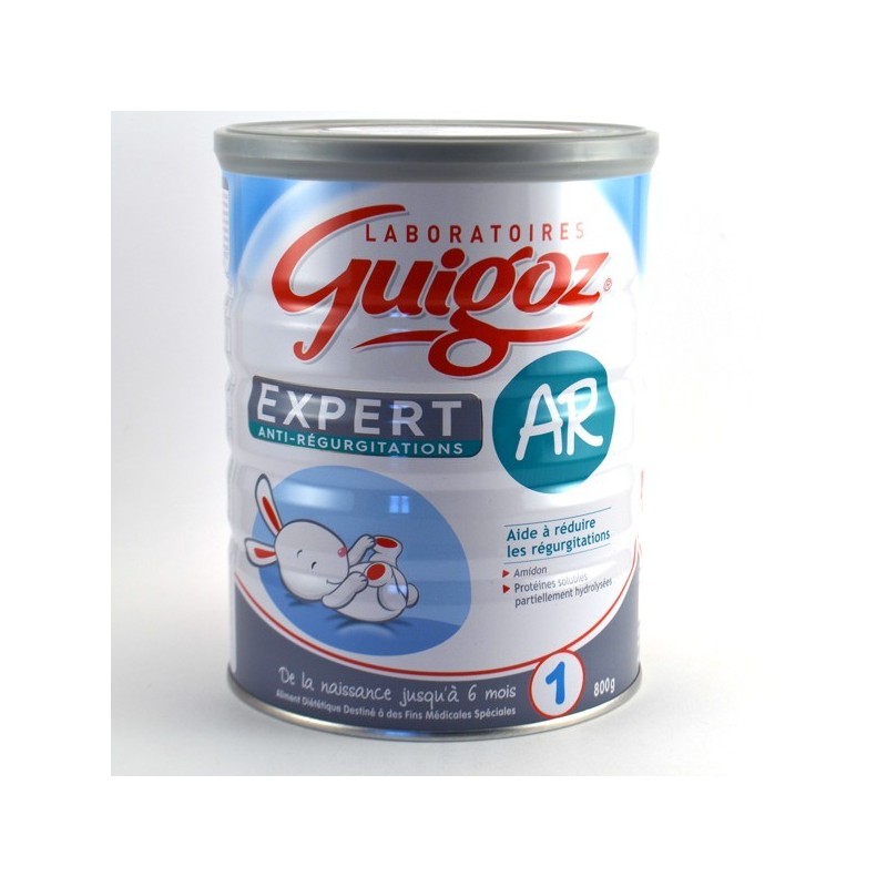 Guigoz Expert AR 1 Anti-Regurgitation Milk, from Birth to 6 Months, 800 g - Thickened formula with starch Guigoz AR1 Guigoz