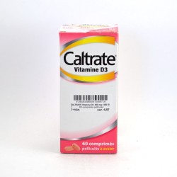 Caltrate Vitamin D3 600mg/400UI, 60 coated tablets to swallow Caltrate