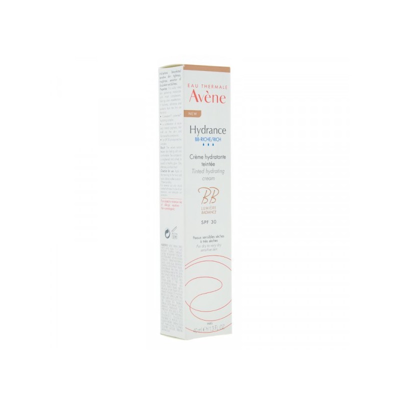 Hydrance BB Lumière Crème Riche  - Avène - 40 ml