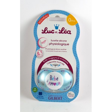  Physiological Silicone Pacifier - Luc et Léa - bébé d'amour 0m+ special for breastfed babies Luc et Léa