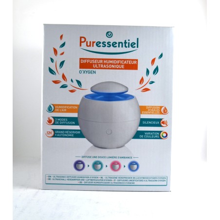 Diffuseur Humidificateur Ultrasonique - Huiles Essentielles - Puressentiel