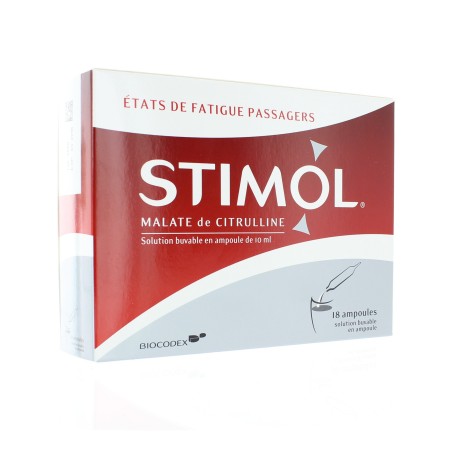  Stimol Drinkable Solution 1g/10ml, Temporary Tiredness, 18x10ml vials Stimol