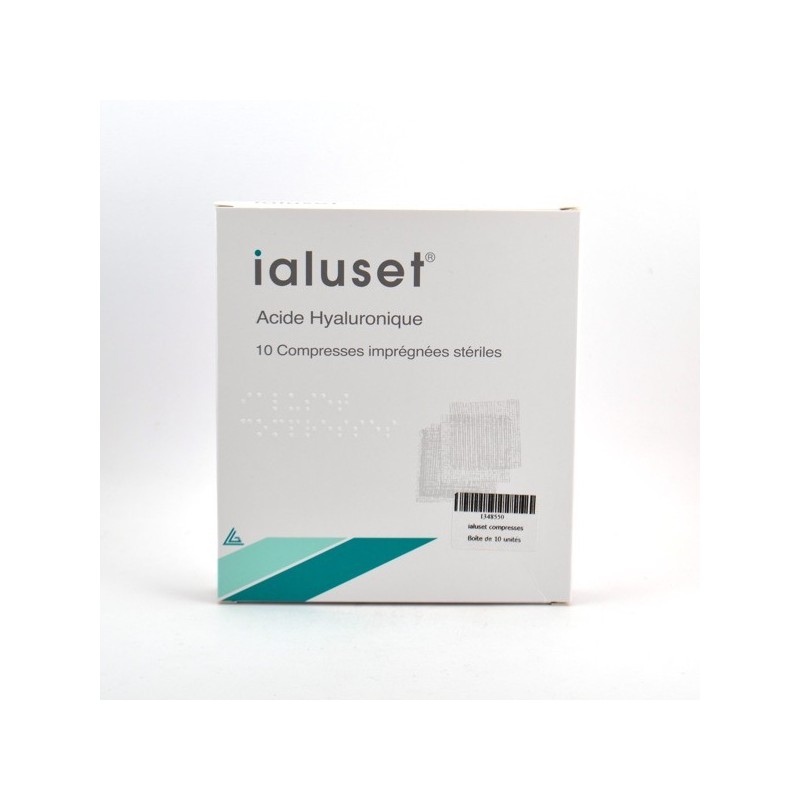  Ialuset Hyaluronic Acid Tulle Pack, 10x10cm, Box of 10 Ialuset