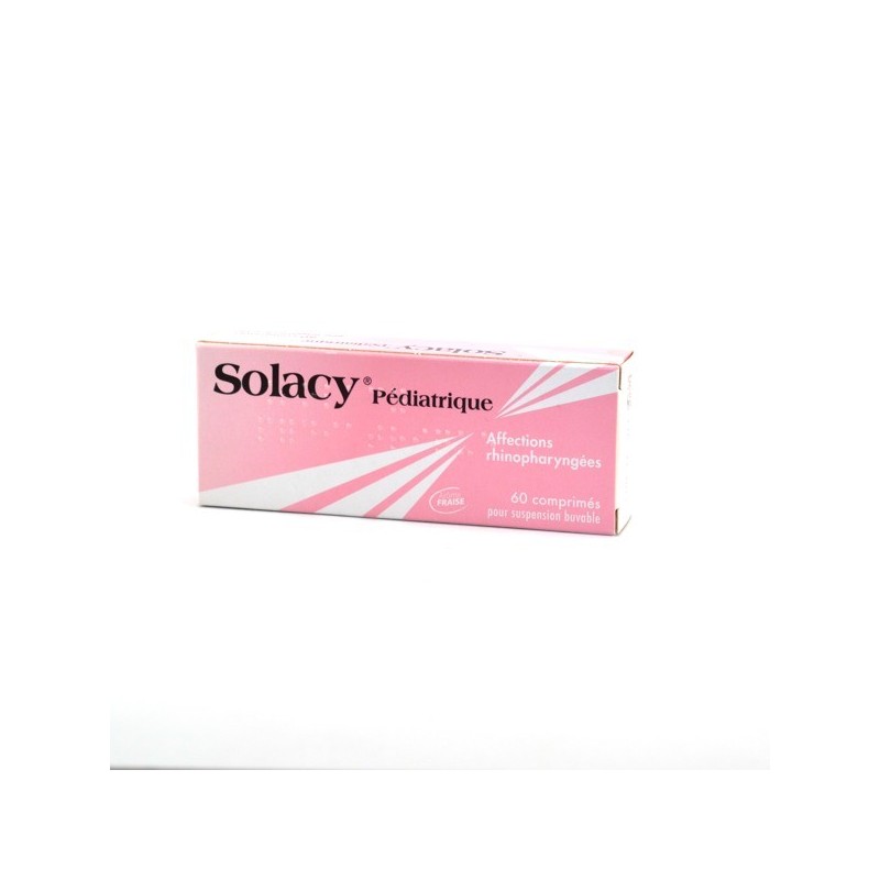 Solacy Children's Solution – to relieve cold-like conditions – Pack of 60 Soluble Tablets Solacy