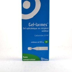 Gel-larmes Gel Ophtalmique 30 unidoses de 0.5g Théa - Gel Larmes pour yeux secs