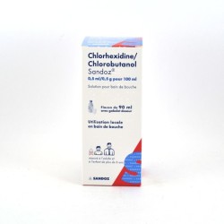 Chlorhexidine/Chlorobutanol Sansoz, 90ml, Mouth Wash Sandoz