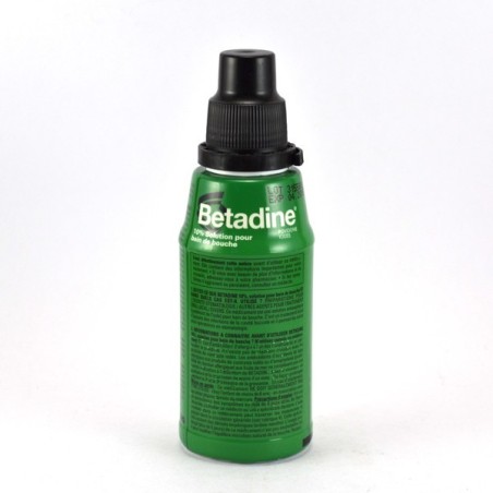 Betadine Solution Pour Bain De Bouche 10%, Flacon 125 ml