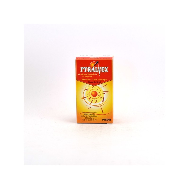 Pyralvex Mouth and Gum Solution – for oral ulcers and lesions – 10 ml Vial Meda