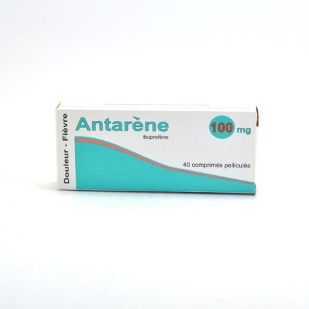 Antarène 100mg A l'Ibuprofène, 40 Comprimés Enrobés
