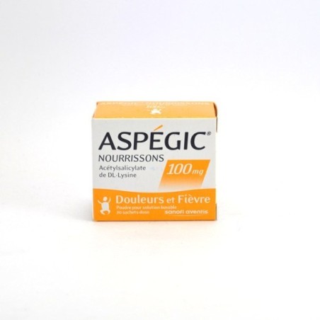 Aspégic Infants 100 mg, Effervescent, 20 Dosing-Sachets