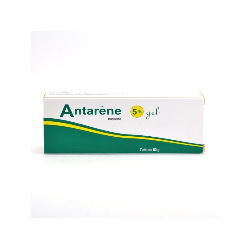  Antarene Ibuprofen 5% gel, Sprains, 50g tube Antarène