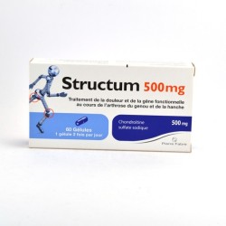 Structum 500mg Chondroïtine Capsules – for Osteoarthritis of the Knee and Hips – Pack of 60 Structum