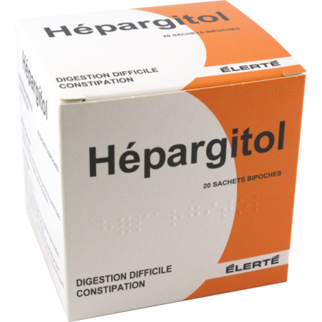 Hépargitol, Digestion Difficile, Constipation - Poudre Orale, 20 Sachets Bipoches