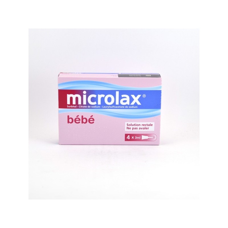 Microlax Bébé - Solution Rectale Recipient Unidose 4X3ml
