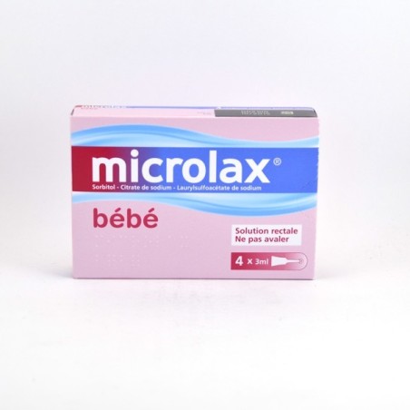  Microlax Baby - Rectal Solution, 4x3ml single-dose Microlax