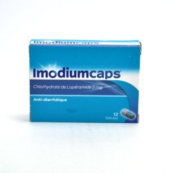 ImodiumCaps 2mg, loperamide, 12 capsules, Acute temporary diarrhoea Johnson & Johnson