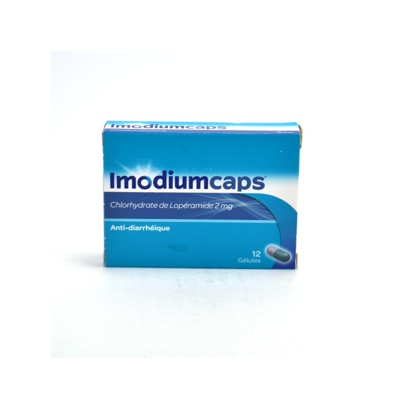 ImodiumCaps 2mg, loperamide, 12 capsules, Acute temporary diarrhoea Johnson & Johnson