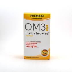  OM3 Emotion Premium Emotional Balance Complement Original , 45 Capsules OM3