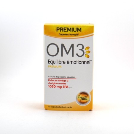  OM3 Emotion Premium Emotional Balance Complement Original , 45 Capsules OM3