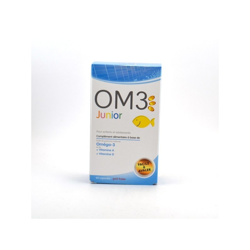 Complement Pour Enfants Et Adolescents OM3 Junior, 60 Capsules