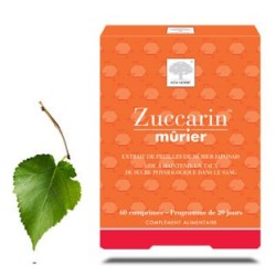 Zuccarin Max - Extrait de Feuilles de Mûrier Japonais - Complément Alimentaire - New Nordic - 60 Comprimés