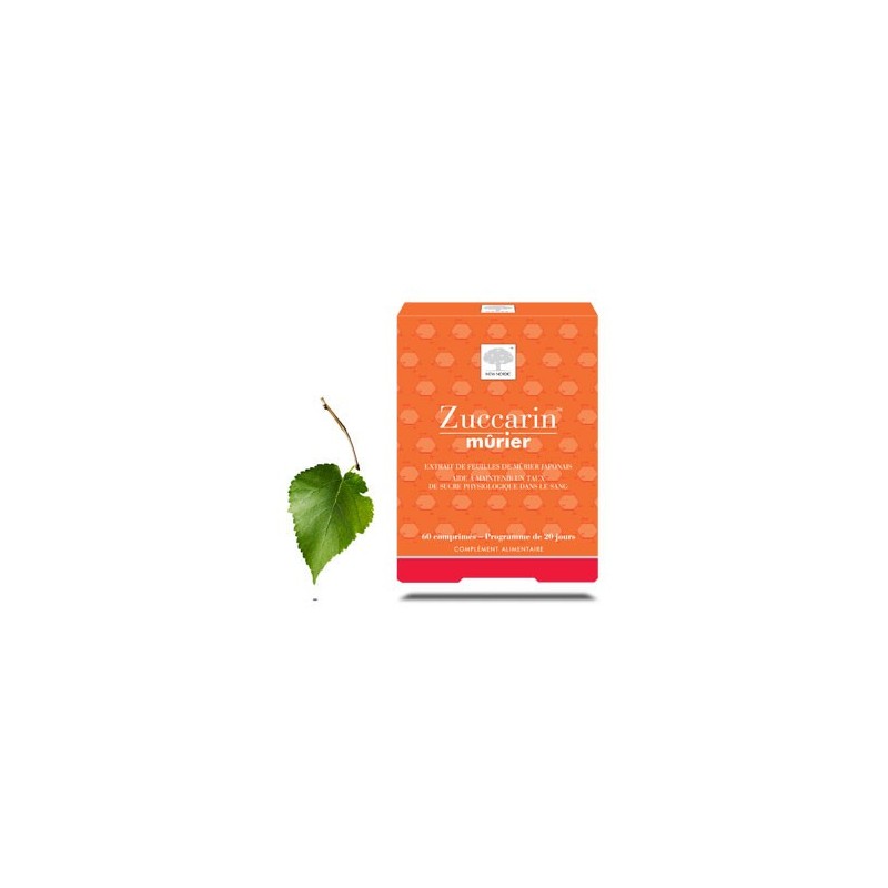 Zuccarin Mulberry - Leaf extract from Japanese Mulberry Tree - Food Supplement - New-Nordic - 60 tablets New Nordic