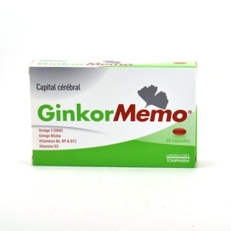 GinkorMémo, Capital Cérébral - 60 Capsules