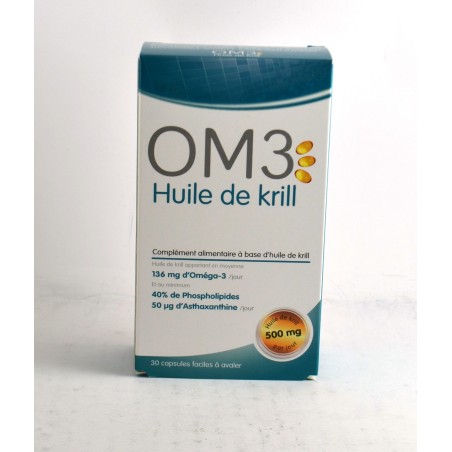  Krill Oil Rich In Omega 3 OM3, 30 Capsules OM3