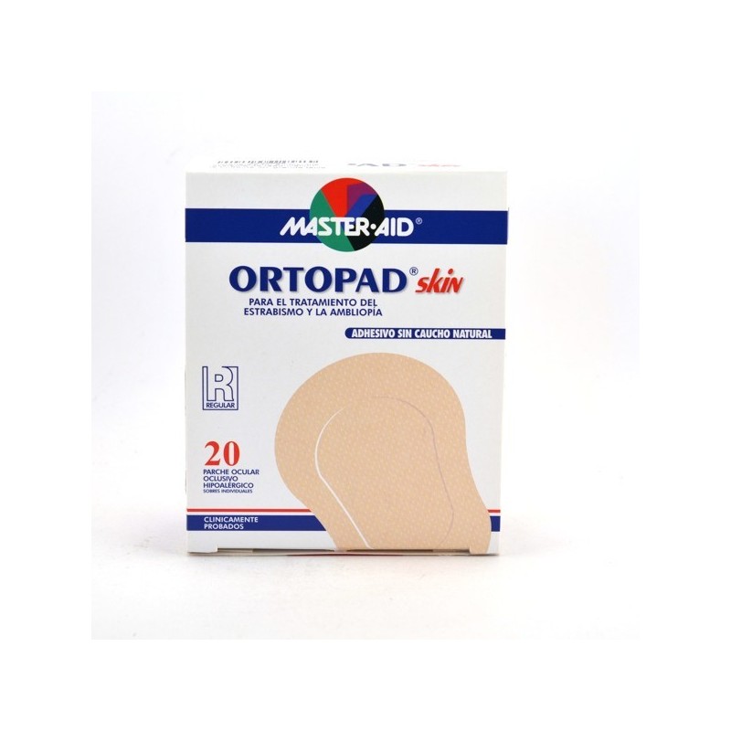  Ortopad Skin Treatment for strabismus and amblyopia, 20 Adhesive eye patches - Master-Aid Ortopad Skin