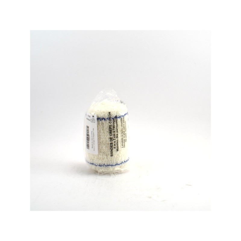 Bande de Crêpe - 4 m x 7 cm à l'étirage - Marque Verte