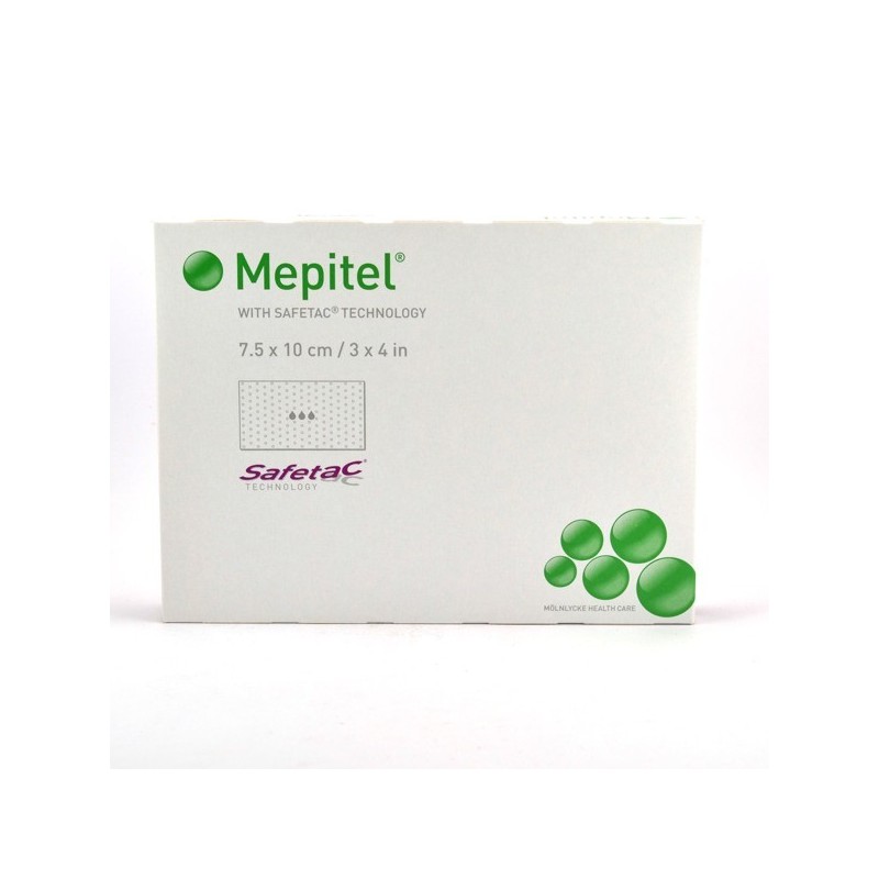 Mepitel, 10 Pansements Interface Siliconés de 7.5 x 10 cm