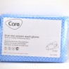 Blue Fleece Washclothes, Non Woven, Single Use - Care, x100 Care