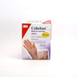  Coheban 3M Flesh Cohesive Contention Band 7cm x 3m 3M