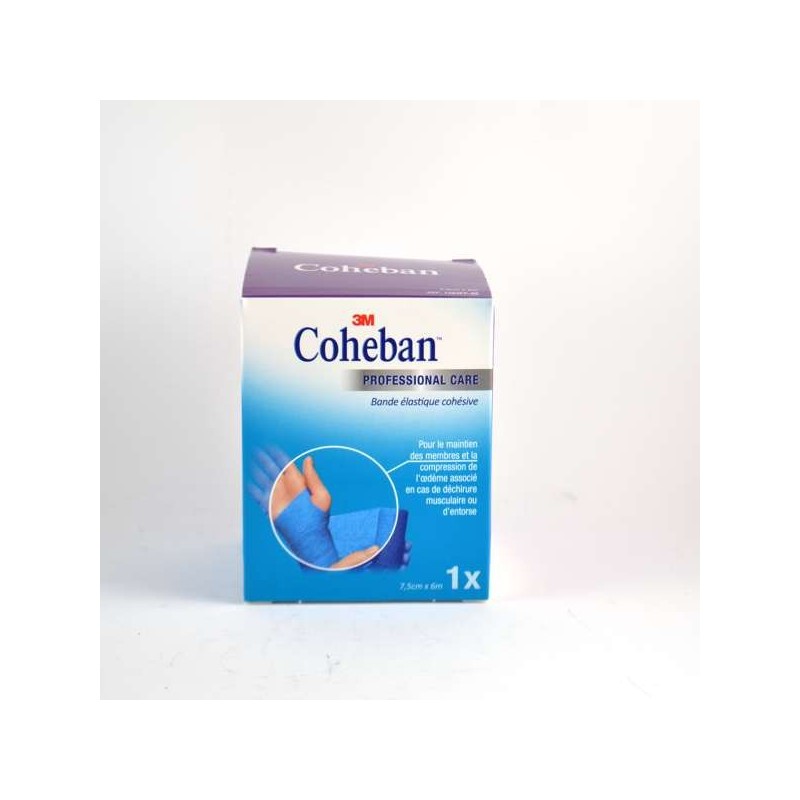  Coheban 3M Blue Cohesive Contention Strip 7.6cm x 6m 3M